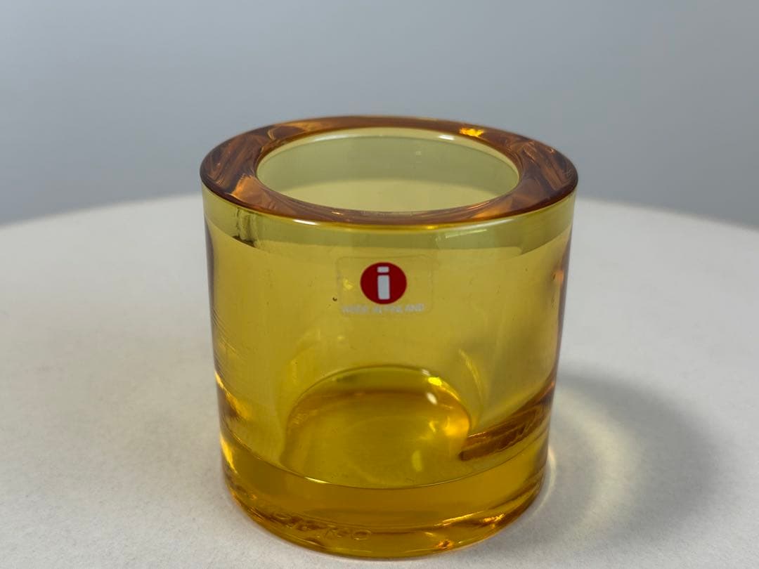 Kivi イエロー 横長旧ロゴ 60mm キビ イッタラ マリメッコ 2