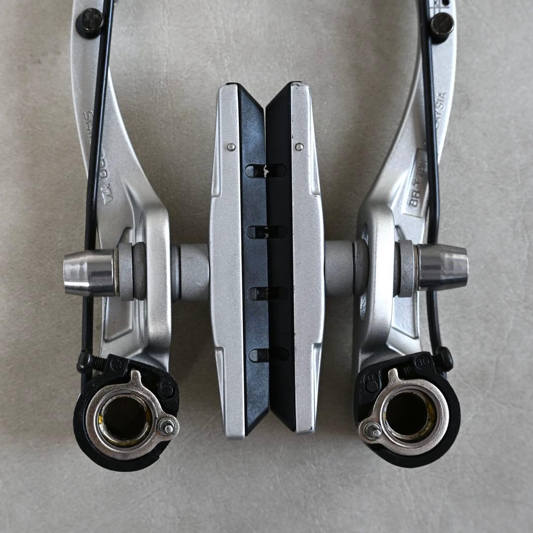 【極美品】Shimano Deore XT Vブレーキ 左右セット シルバー