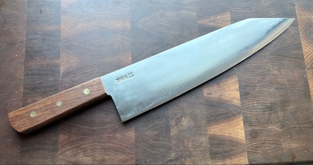 東京打刃物　源清貴　最上　切付　牛刀　300mm 尺　包丁　幅広　洋包丁　未使用