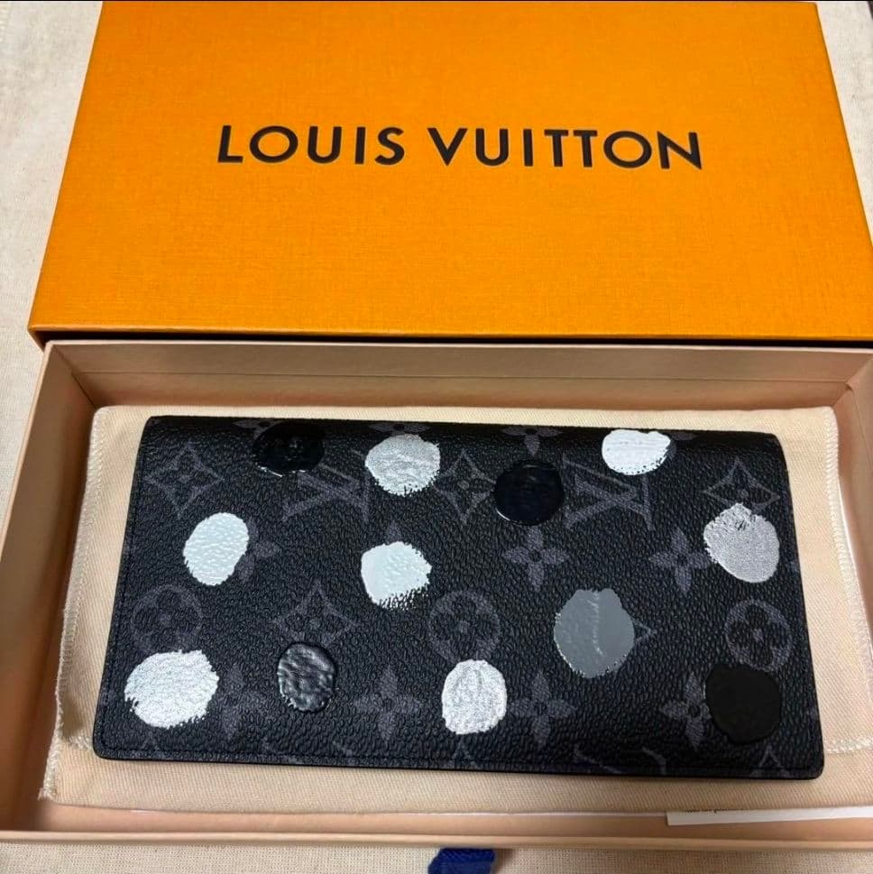 【美品！完売品！レア！】ルイヴィトン　長財布　草間弥生 メンズ レディース