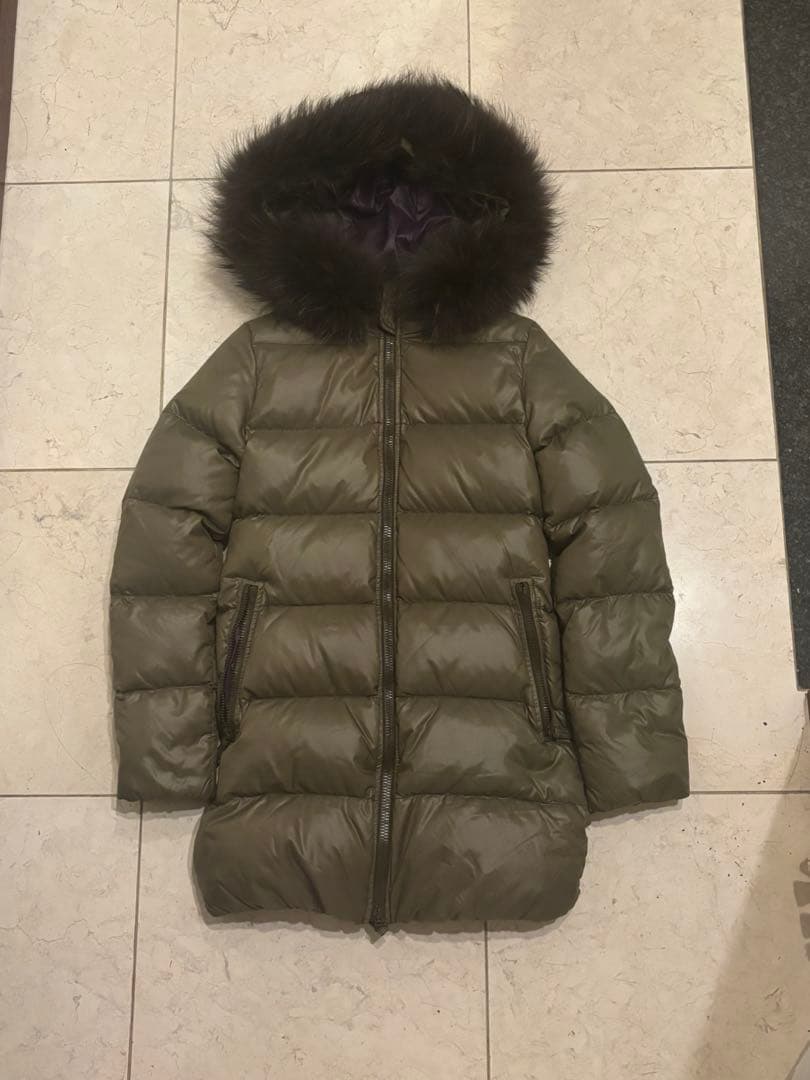 DUVETICA オリーブ　ロングダウン　38