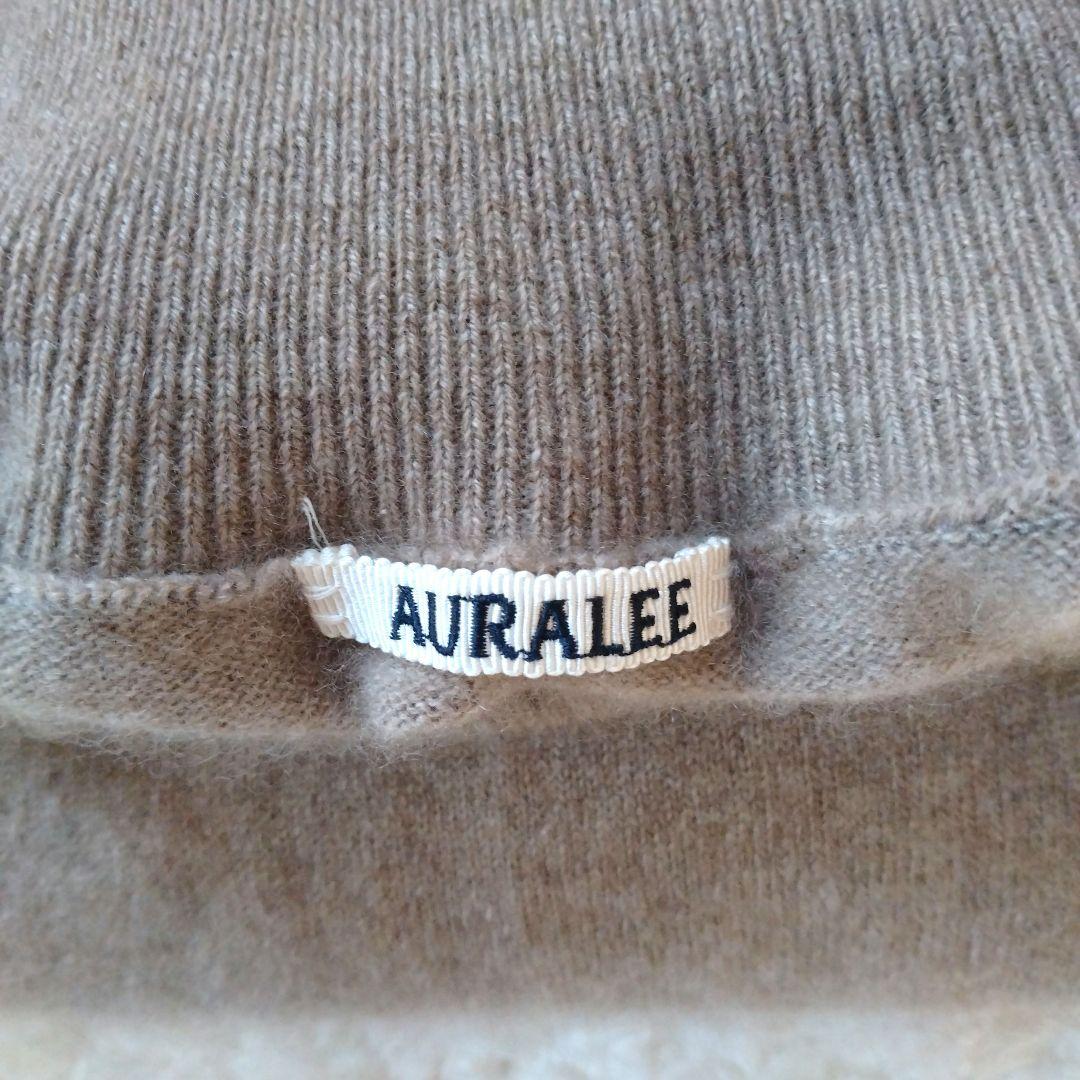 オーラリー BABY CASHMERE KNIT TURTLE サイズ1