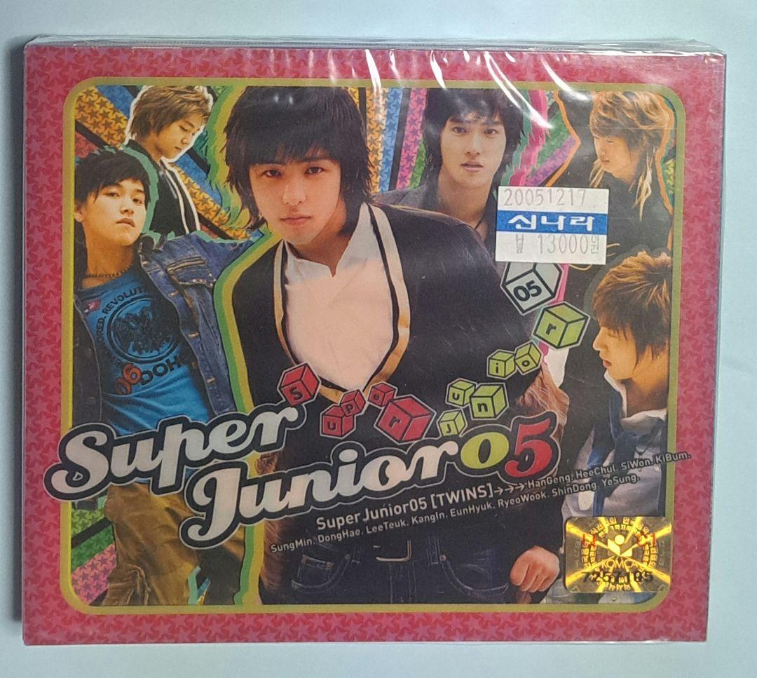 SUPER JUNIOR 05 TWINS CD 新品未開封 送料込み