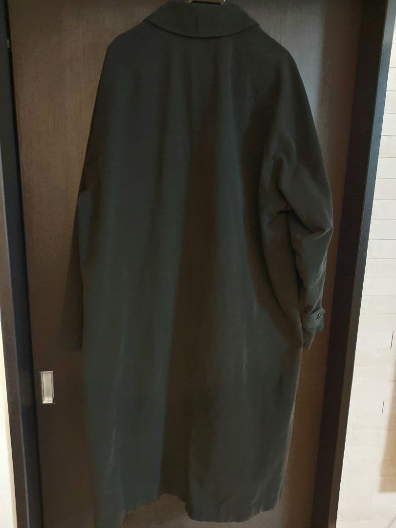 24AW COMOLI 製品染 バルカラーコート ブラック 3 コモリ