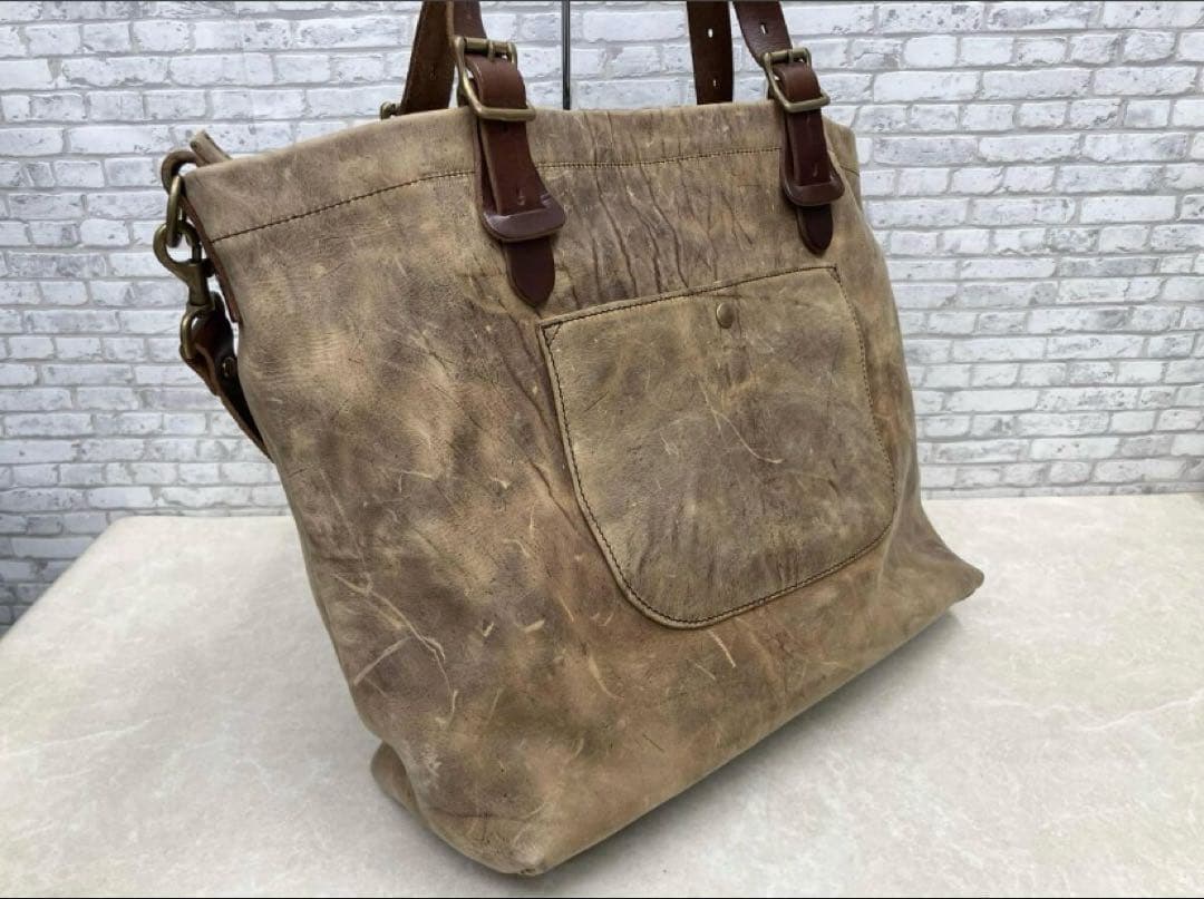 KJ　クーズー kuduレザー 2way トートバッグ　激レア　本革