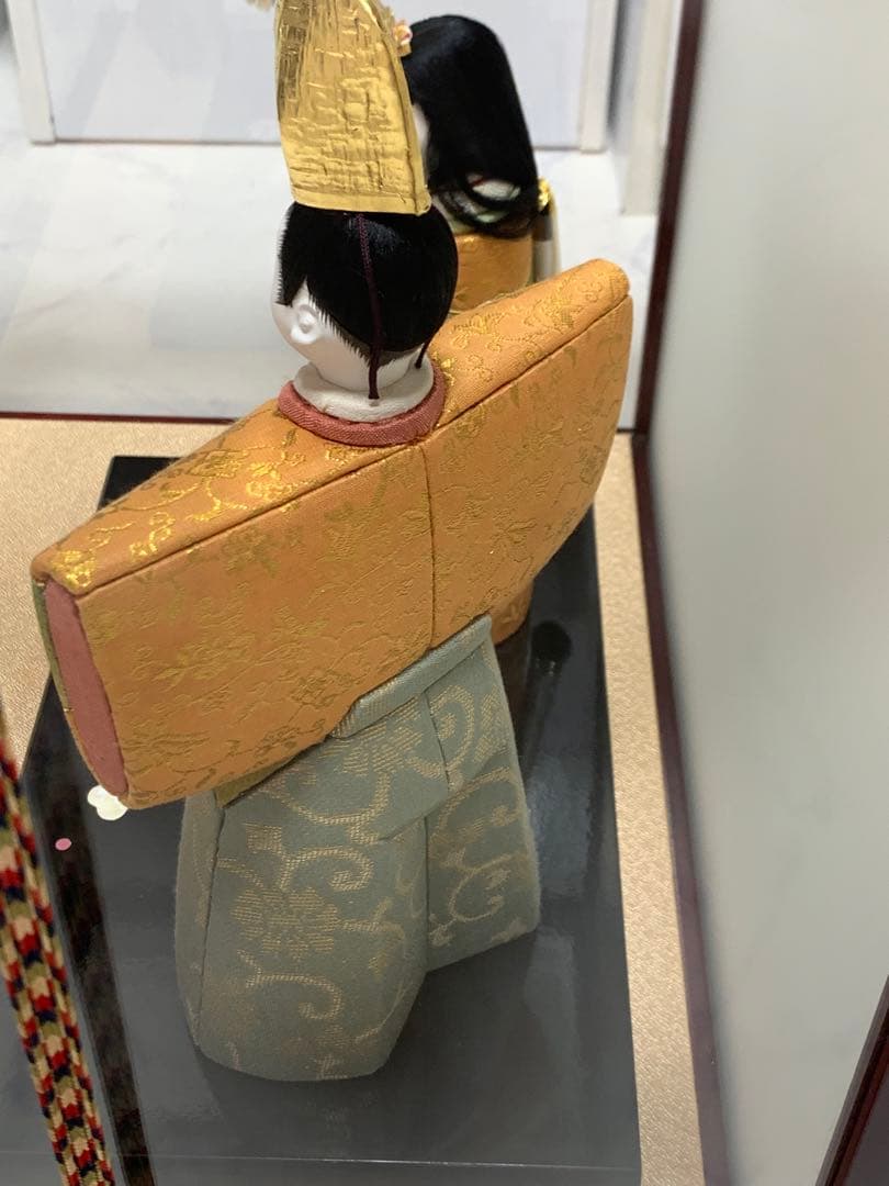 ★最終値下げ★吉徳監製　雛人形　立雛　西軍織本金箔押　正絹　春光雛