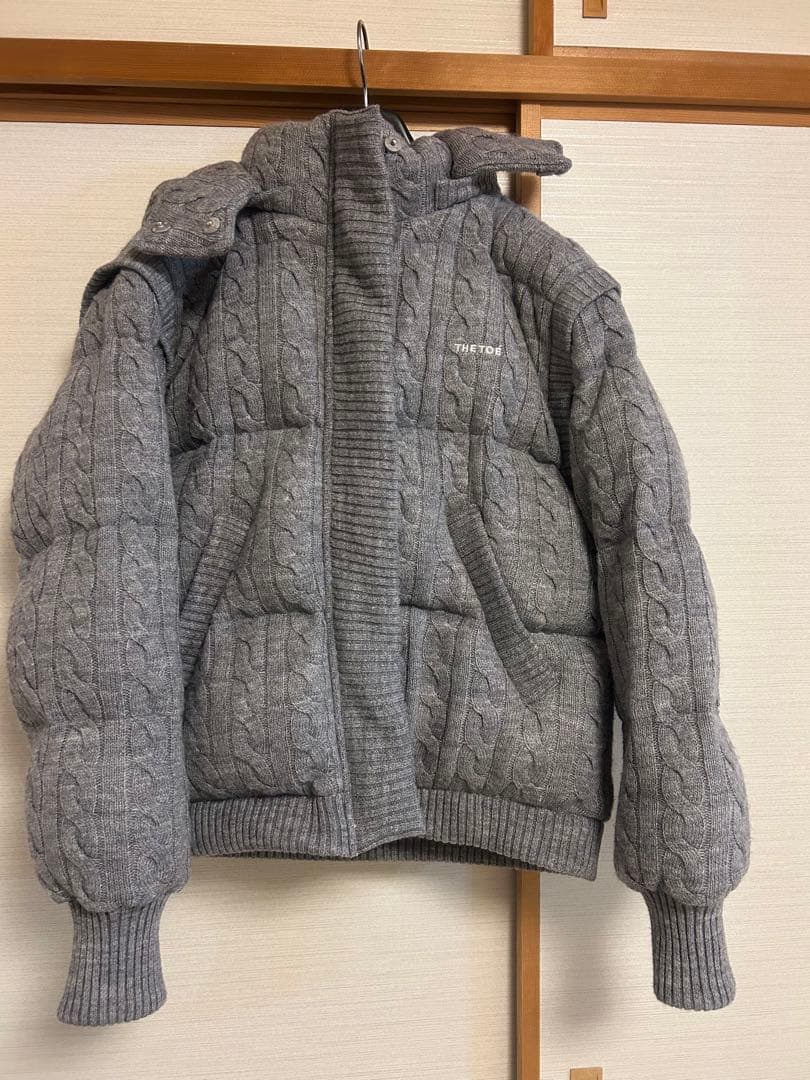 ジャケット・アウター THE TOE/SHARD KNIT DOWN