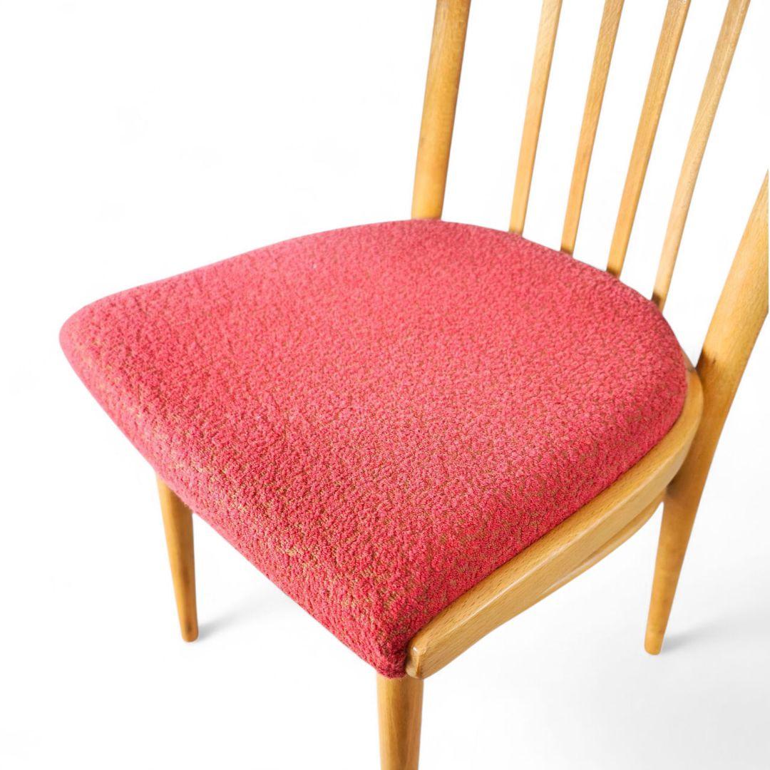 ヴィンテージ TON社製 ファブリック ダイニングチェア チェコ