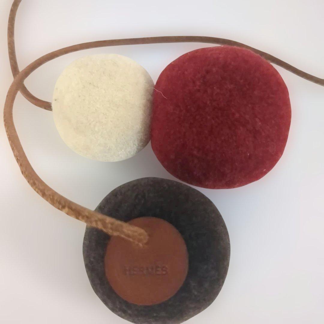 エルメス　ポンポン　バッグチャーム 　ビンテージ