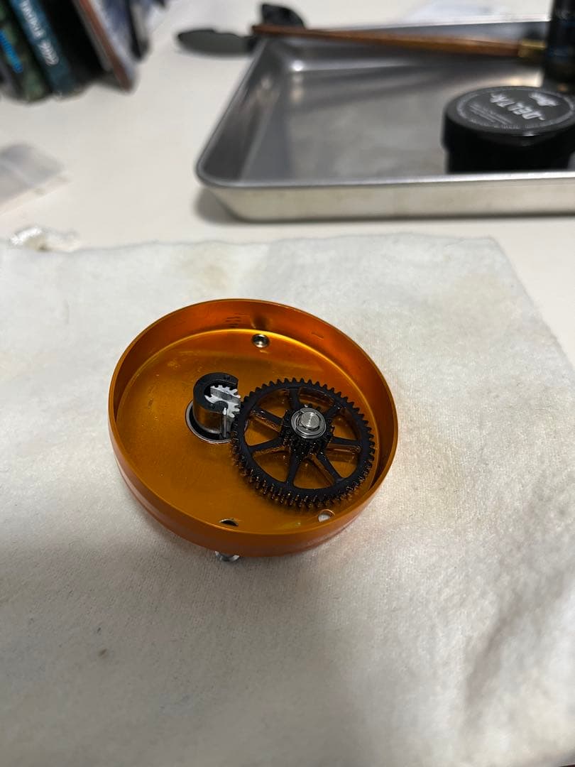 abu アンバサダー1500c フルカスタム　サンセットオレンジ