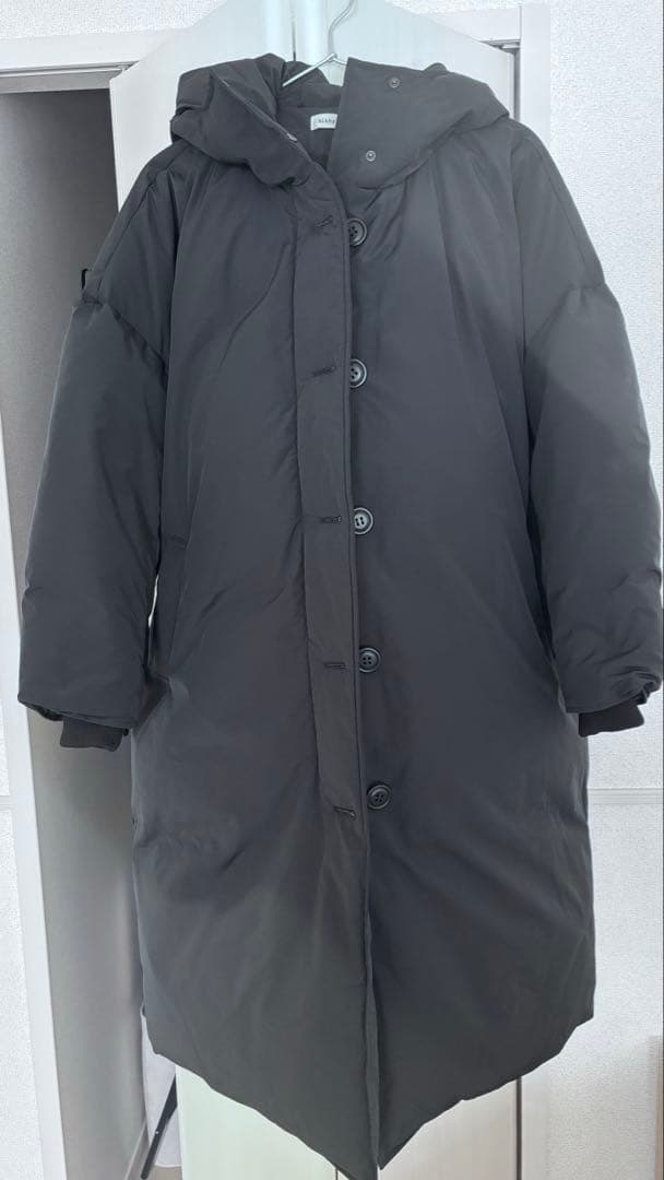 hood down coat BLACK BY MOUSSYブラックバイマウジー