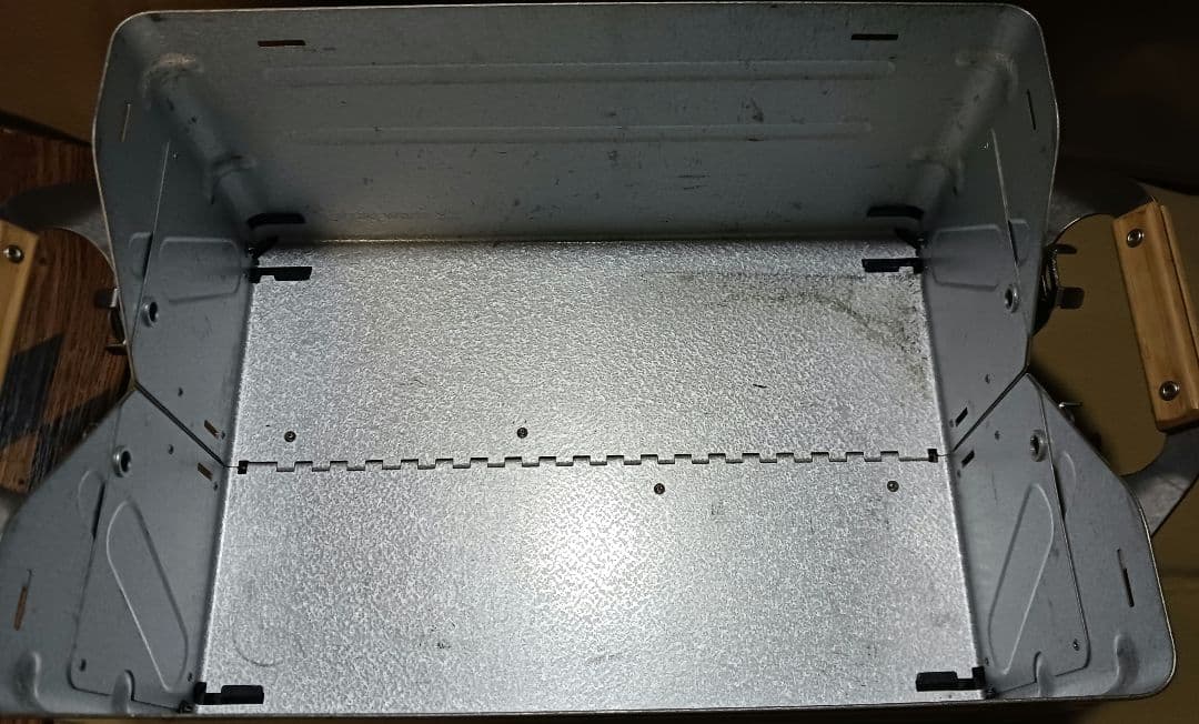 スノーピーク　シェルフコンテナ 25 & 天板 & 脚ブラック塗装カスタム