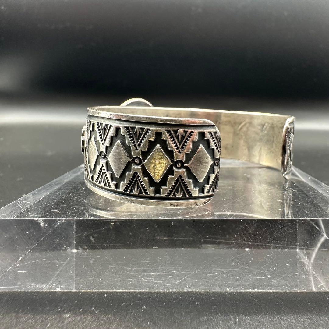 Navajo Gary Reeves イサカピーク ターコイズ　バングル
