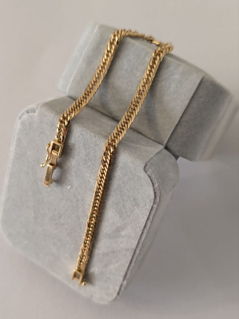 K18喜平ブレスレット　約15〜16センチとなります。