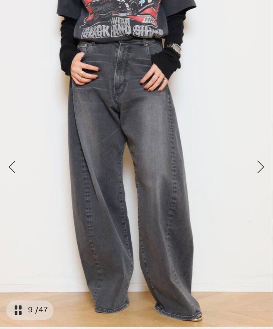 【SURT/サート】BARREL LEG デニム　38