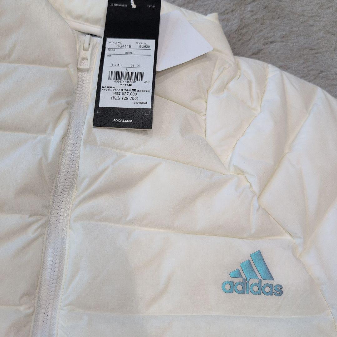 11【新品】アディダスゴルフメンズ 軽量ミニリップ 保温 長袖ダウンジャケット