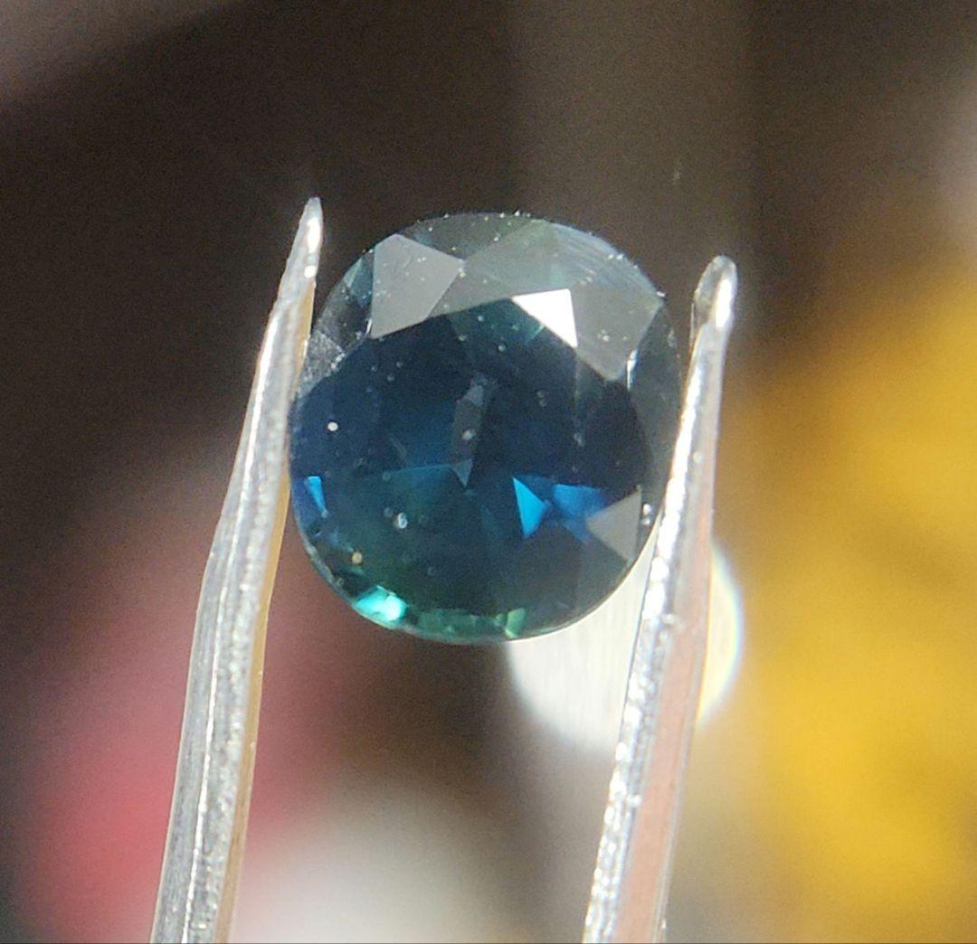 天然ブルーグリーン サファイア0.815ct