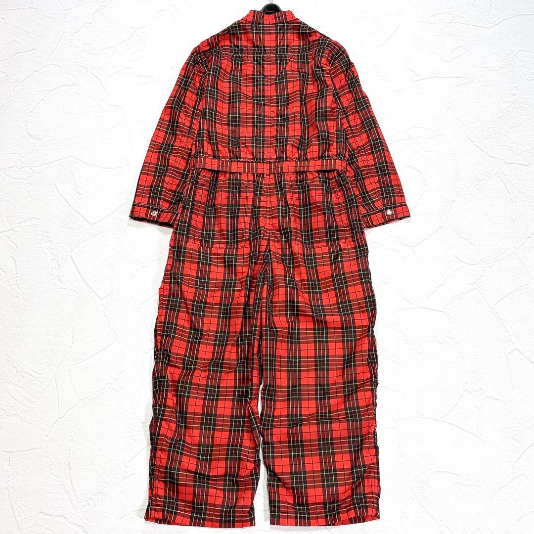 ✨タグ付き✨AD2023 タオコムデギャルソン　ジャンプスーツ　チェック　つなぎ