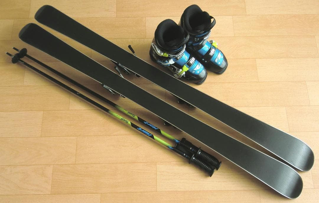 ■■11月限定■送料無料■ELAN■子供用スキー4点セット■130/23.5■■