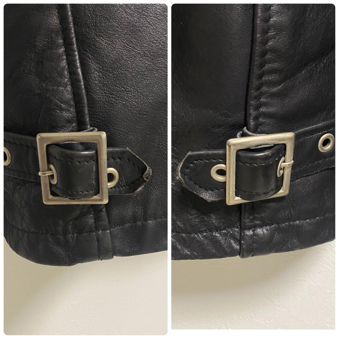 【美品即完売】schott usa製 ライナー付 レザージャケット ブラック