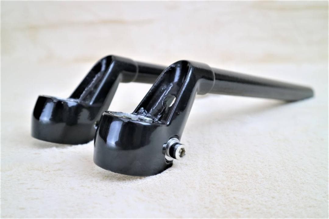 新品 CBX　純正 タイプ ハンドル 黒 高さ 8cm