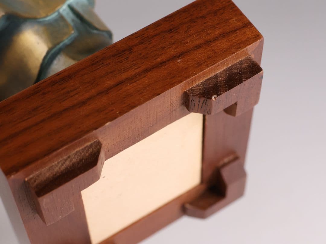 高村光雲 原型 聖徳太子御考養之像 高村規・識箱 銅像 ブロンズ【MA943】