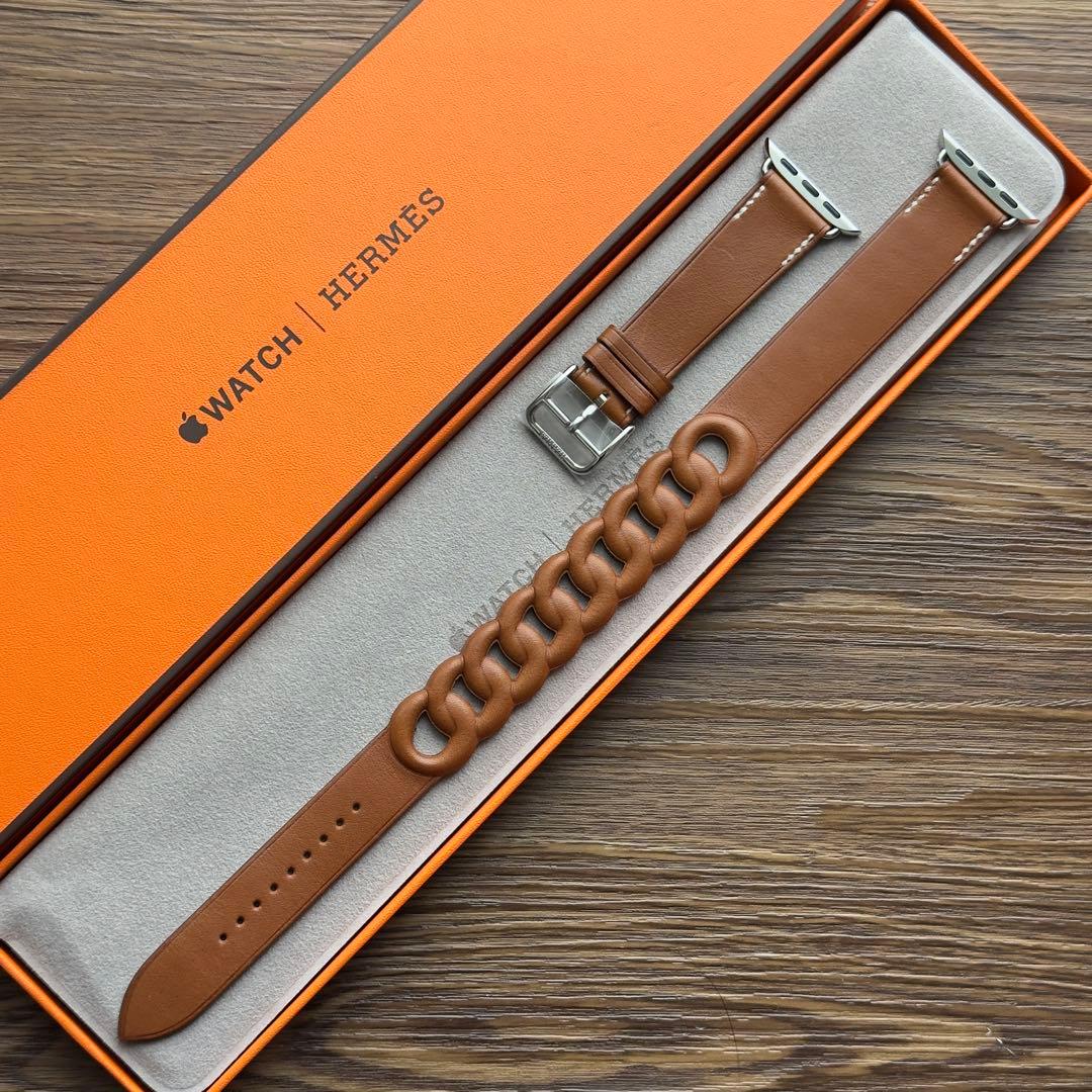 2753 プレミア未使用　Apple Watch エルメス　グルメット　二重