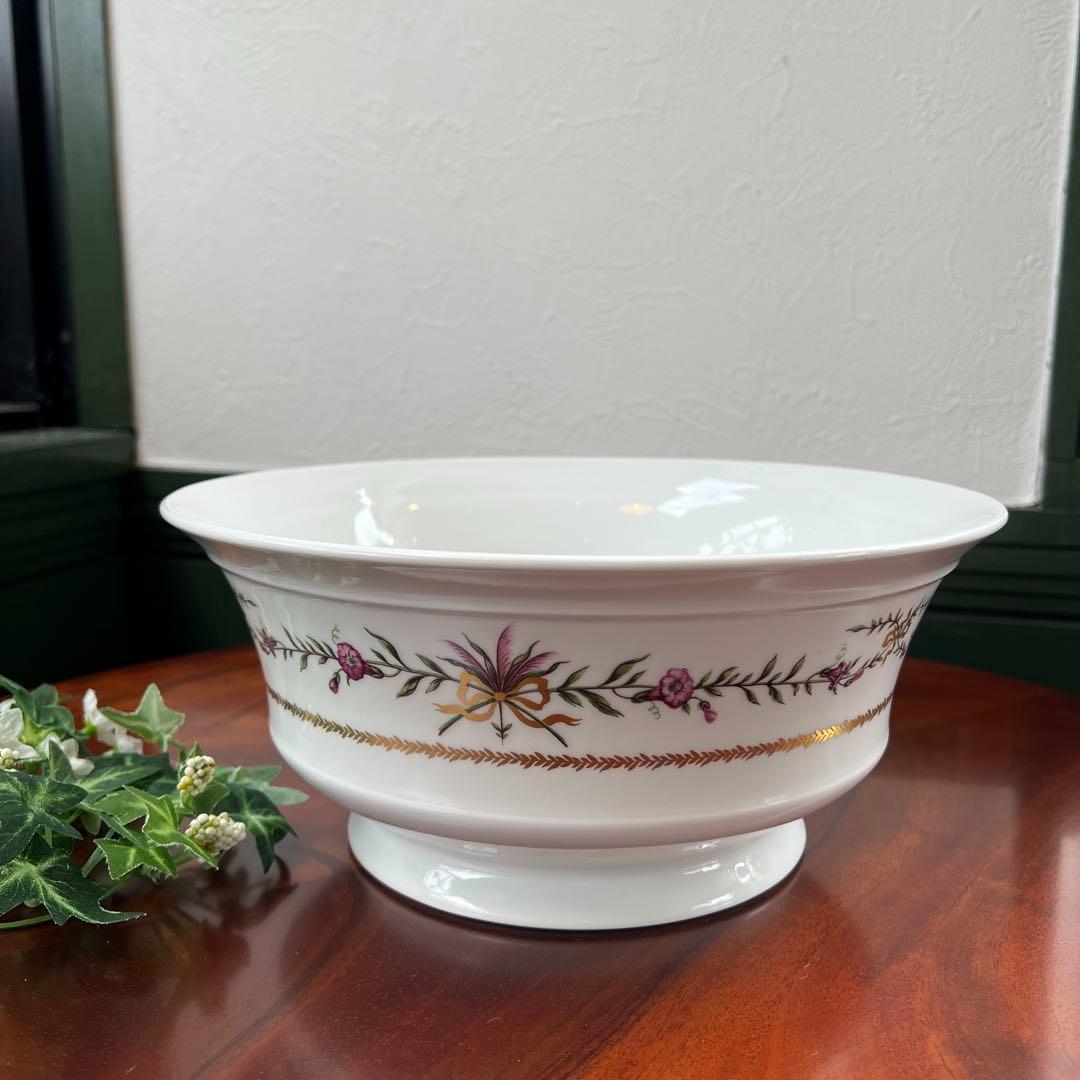 k063 フランス レイノー社製 チュリーン2個・サラダボウル リモージュ磁器