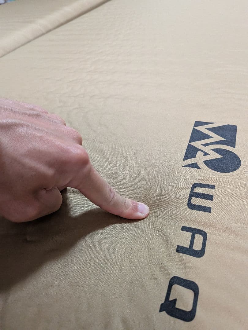 WAQ インフレータブルマット 8cm　2個セット　1つは購入後検品展開のみ