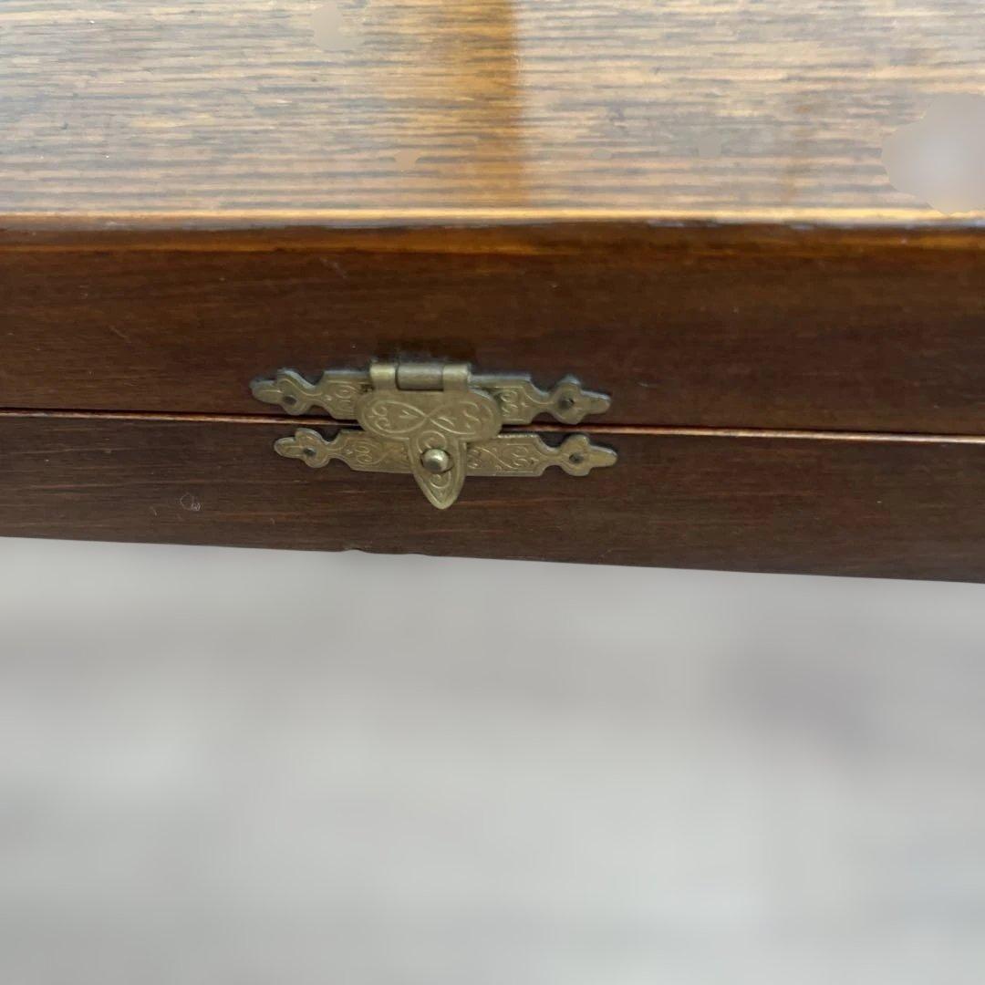 【白蝶貝 / 純銀継手】507ｇビクトリアン デザートナイフ＆フォーク12本