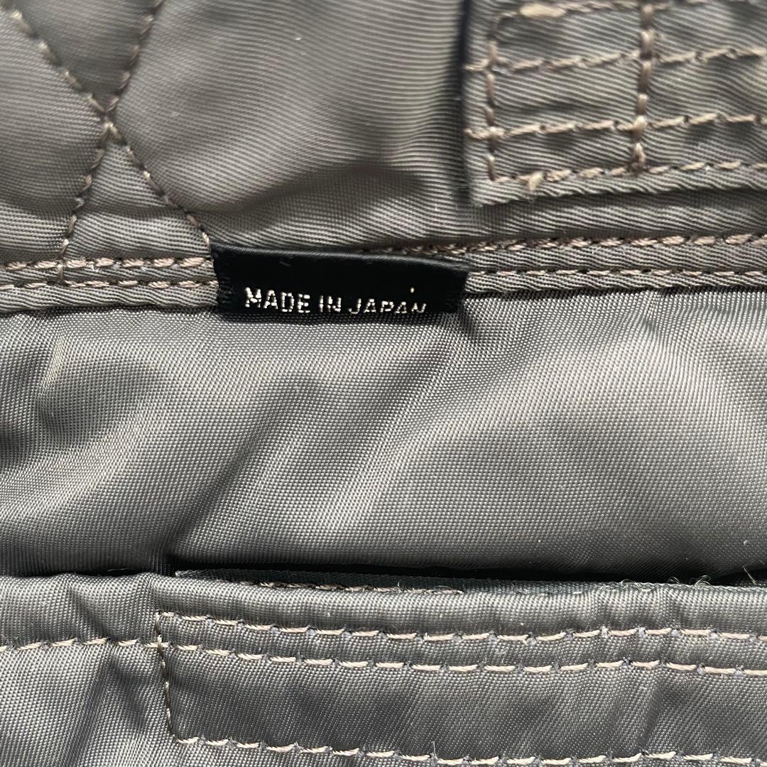 PORTER CREAM トートバッグ　カーキ　グリーン　ナイロン　ポーチ付き