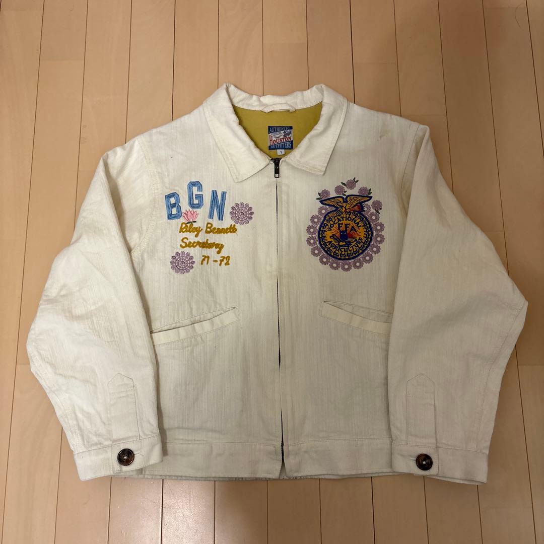 マ*い様 FFAジャケット　 オクラホマ　ホワイト　白 希少　ffa