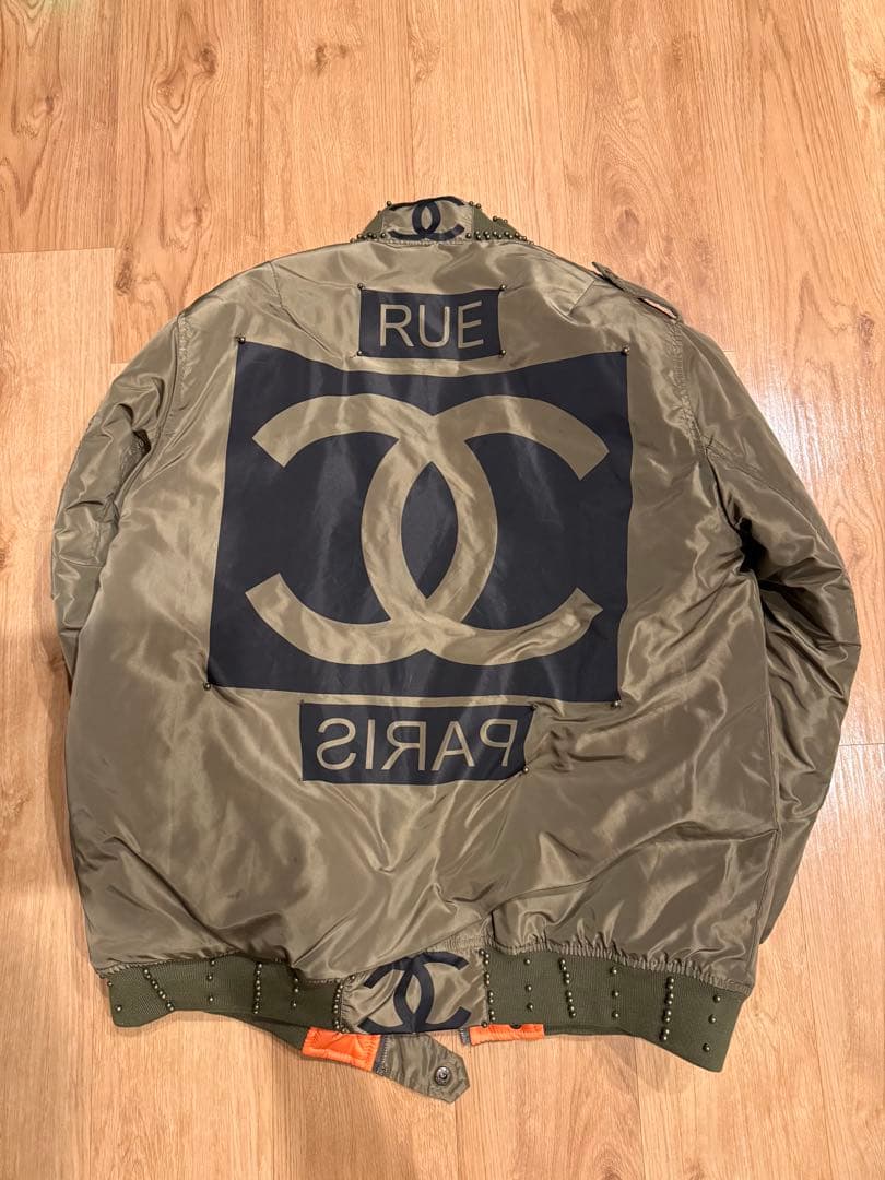 登坂広臣　G-DRAGON着用 オリーブグリーン MA-1 フライトジャケット