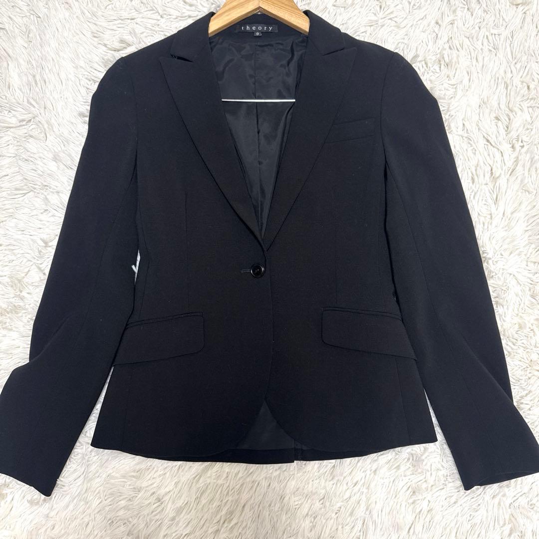 セオリー　theory セットアップ　スーツ　ブラック　黒　フォーマル