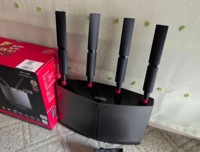 ユキ　Buffalo wi-fiルーター WXR-6000AX12S