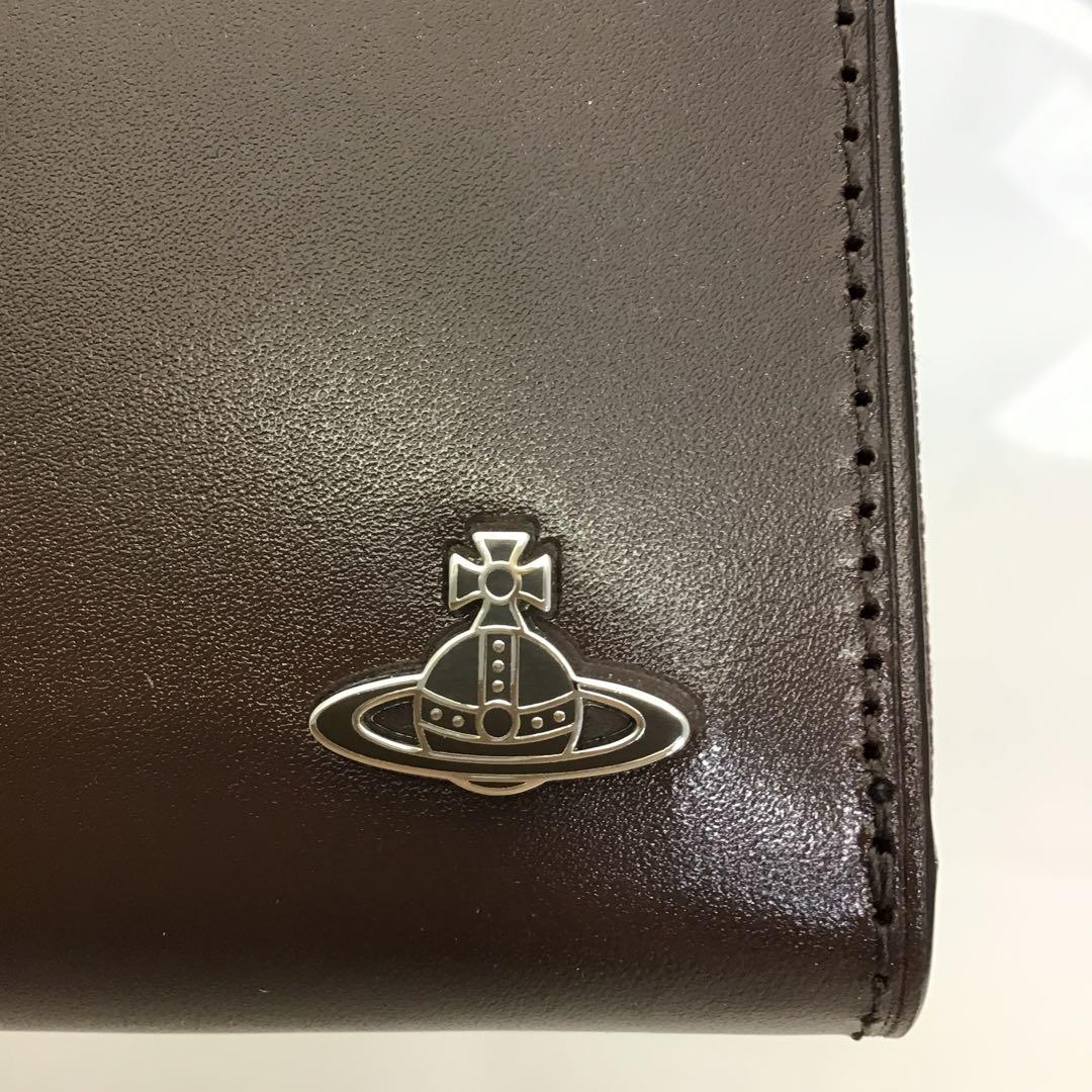 ❣️未使用❣️ヴィヴィアンウエストウッドラウンドファスナー長財布VWK829ブラウン