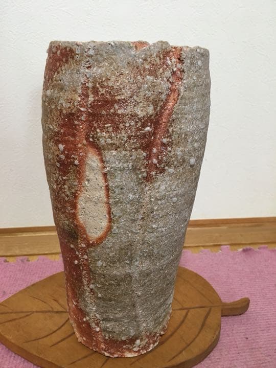 信楽焼 巨匠 澤清嗣作 花瓶 再お値下げ