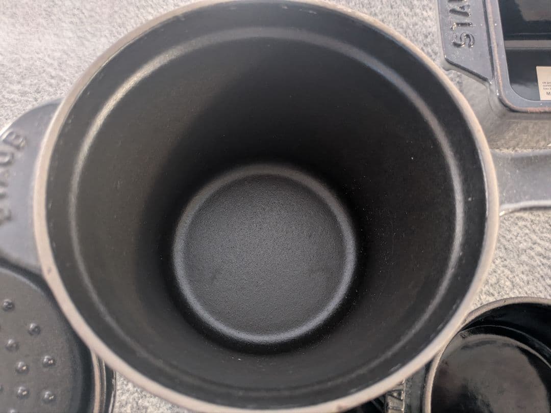 土曜日までのお値下げ　staub 3点 黒耳セット