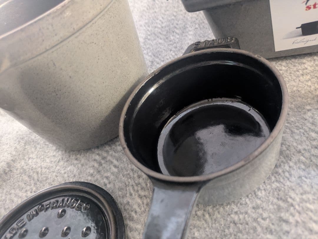 土曜日までのお値下げ　staub 3点 黒耳セット