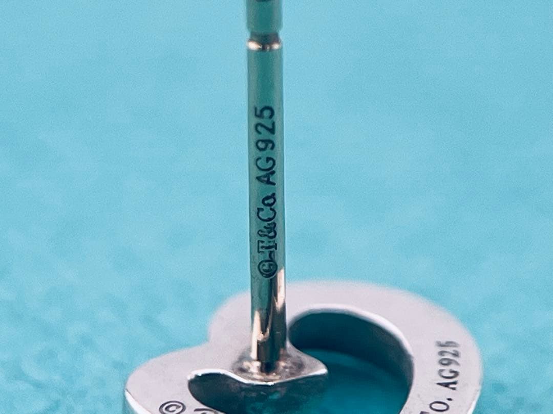 c985 美品　ティファニー　ラビングハート　ピアス　パロマピカソ　925