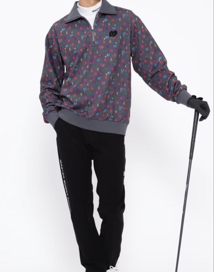 新品 マスターバニー 4WAYトリコット ジップカットソー(5)サイズL/グレー