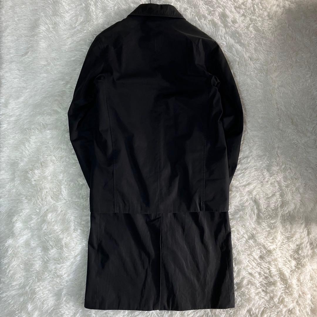 LAD MUSICIAN レイヤード コート ブラック ロング ライナー