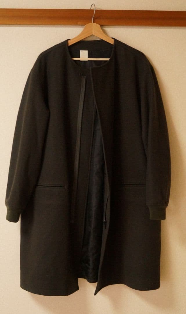N.hollywood ノーカラー　メルトンコート