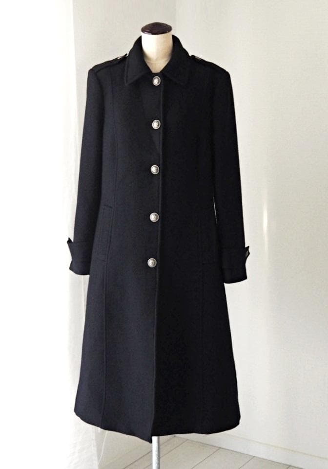 ケイティ様BURBERRY バーバリーロンドン イタリア製 ウール ロングコート