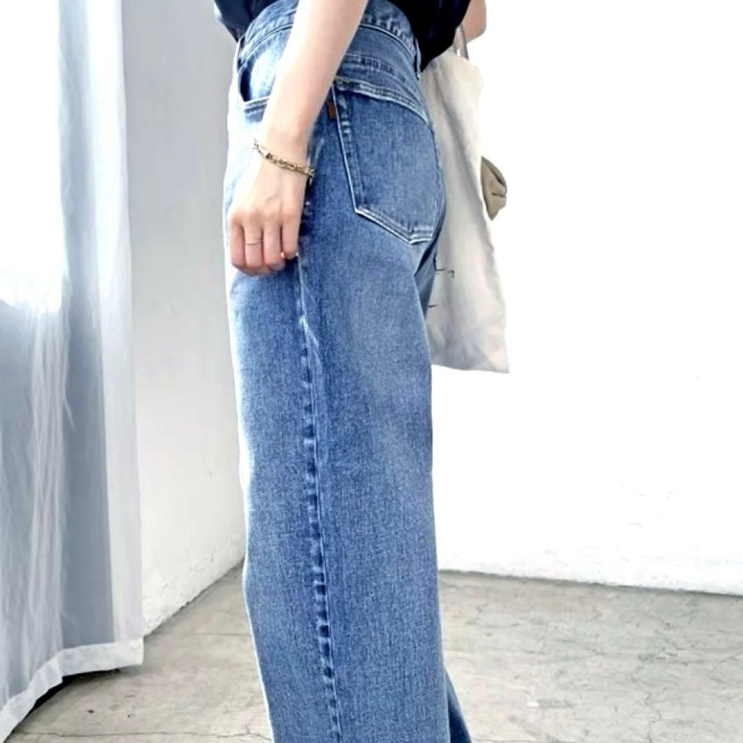 新品タグ付き❣️ spick&span 5 1/2 ルーズストレートデニム 【M】