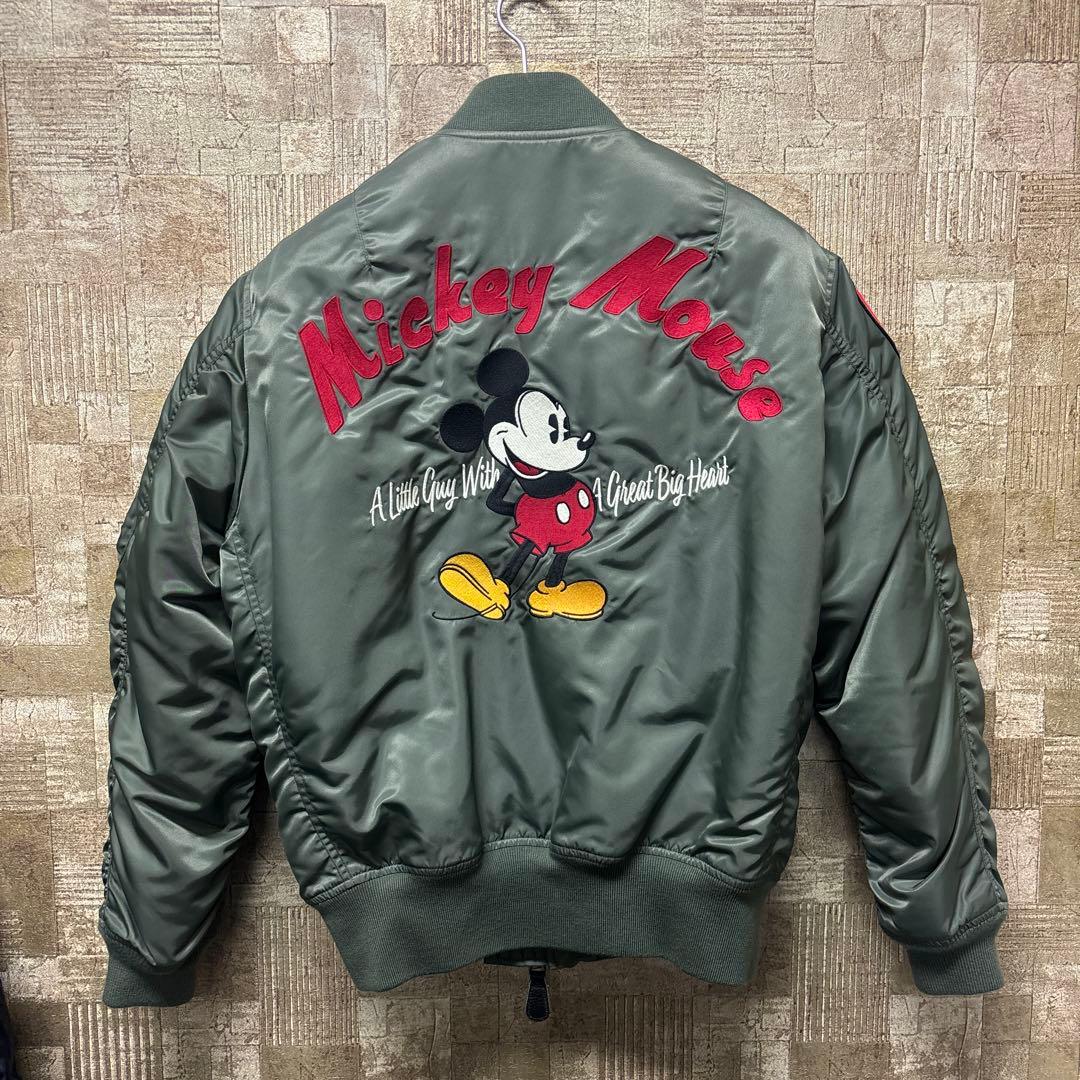 ⭐️美品　AVIREX✖️ミッキーマウスコラボ　MA -1 size M⭐️