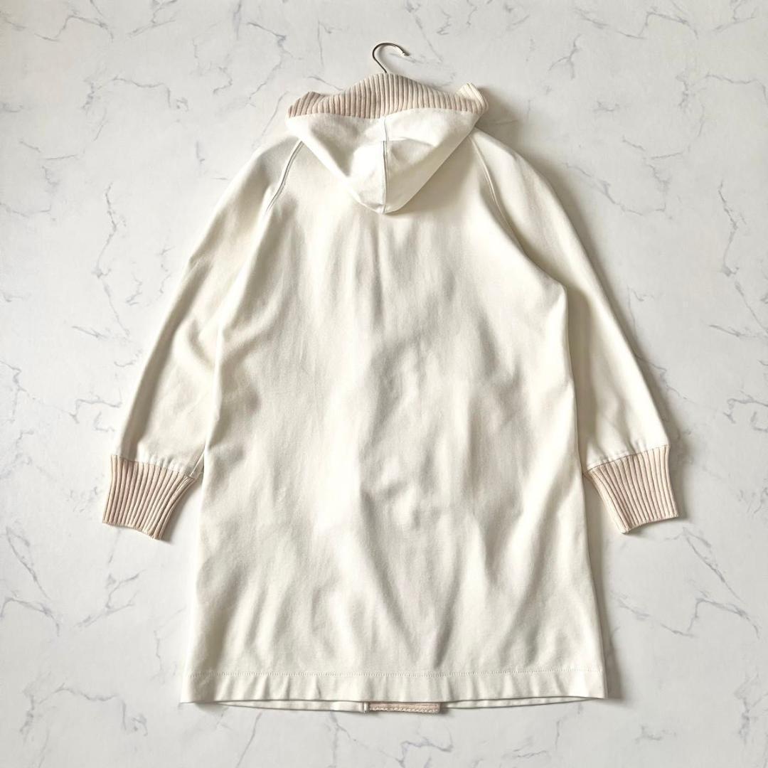 マックスマーラ フード付 コート ニット カーディガン ダッフル ベージュ 3L