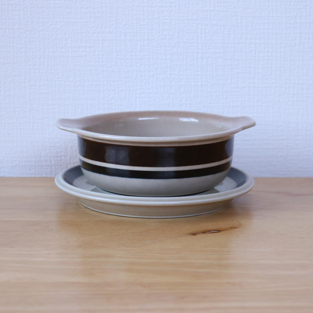 専用　ARABIA ルイヤ（ルイージャ）グラタン皿シリアル皿ボウル＆ソーサー2客
