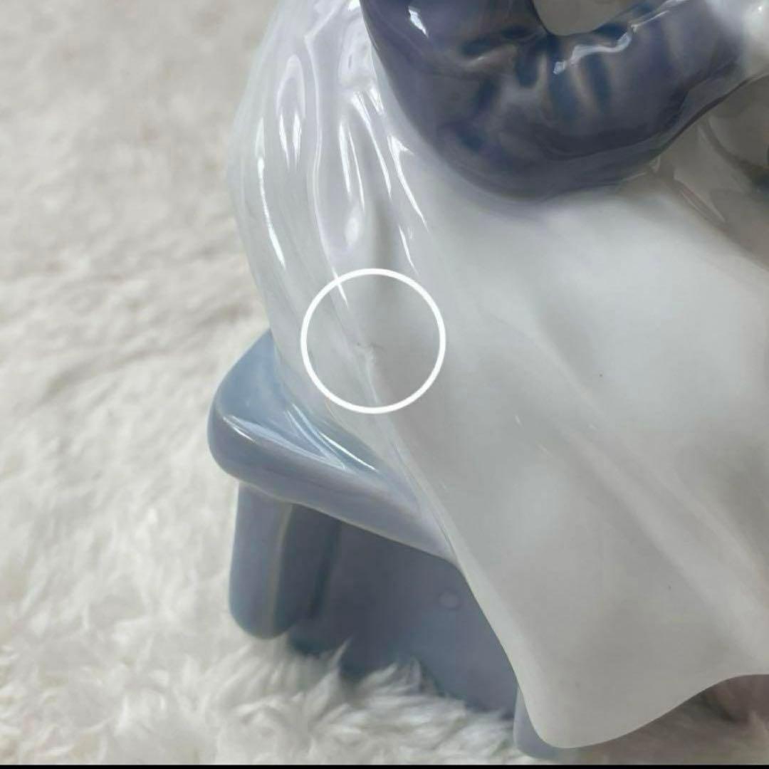 ロイヤルコペンハーゲン フィギュアリン アマー島の少女 置物 陶器製 ビンテージ