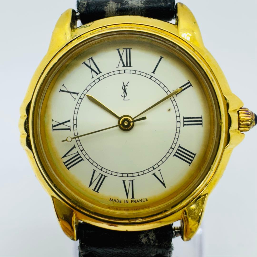 ✨YVES SAINT LAURENT✨イブサンローラン✨ゴールド✨腕時計✨